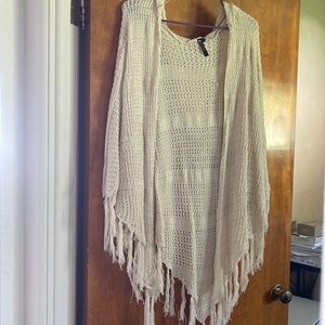 Women’s over sized cardigan with hood. Size s.